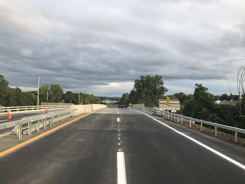 finished bridge deck replacement installation