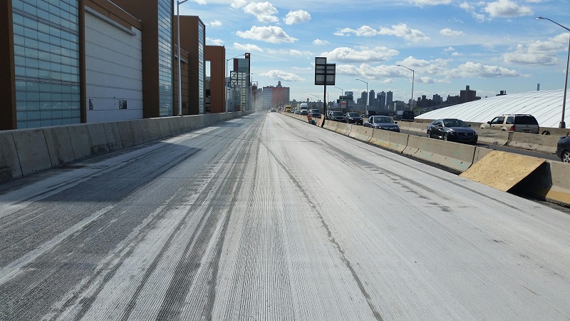 precast bridge deck installation