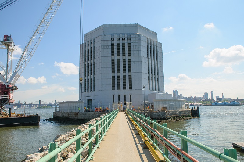 Flood Wall Panels in use at Governors Island