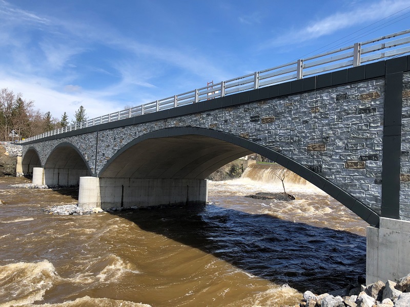 Precast Arch Bridge over water