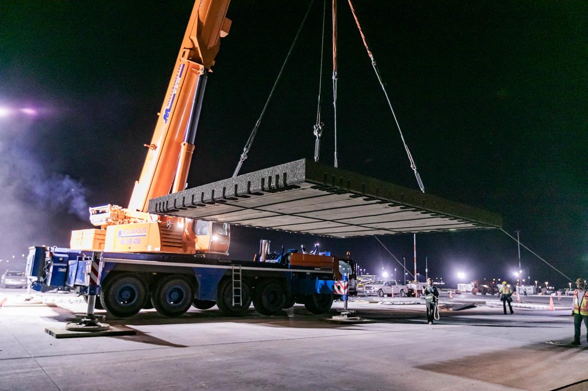 airfield pavement repair using Super Slab at YVR