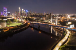 Night Image Schuylkill River Bridge Photo by J. Michael Worthington, JR. www.worthingtonimages.com